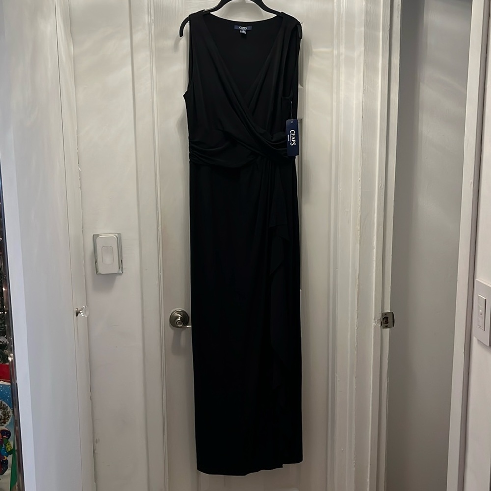 CHAPS Evening Women’s Maxi Dress (Black) Size 16 (NWT)
